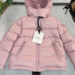 Moncler Women's Light Pink Puffer Coat